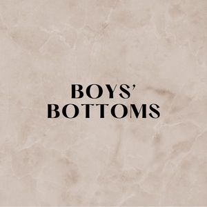 BOYS’ BOTTOMS!